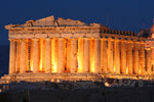 Athens Night Sightseeing Tour with Greek Dinner Show