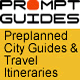 Preplanned travel guides and travel itineraries