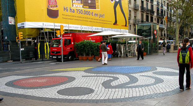 Miro on La Rambla