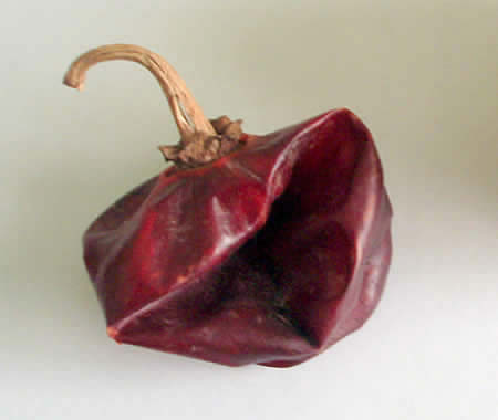 Dried red pepper called nyora